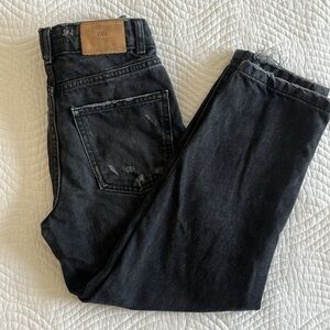 Zara girls mom jeans